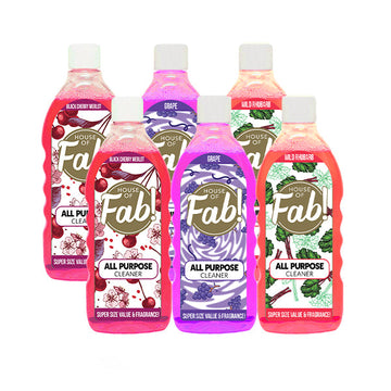 House of Fab All Purpose Cleaner Fruity 33.8 FL Oz 6 Pack