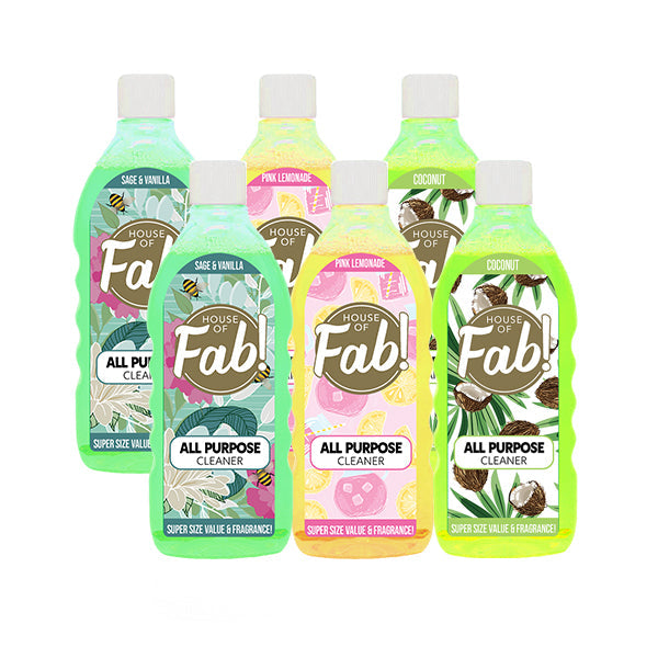 House of Fab All Purpose Cleaner Sweet 33.8 FL Oz 6 Pack